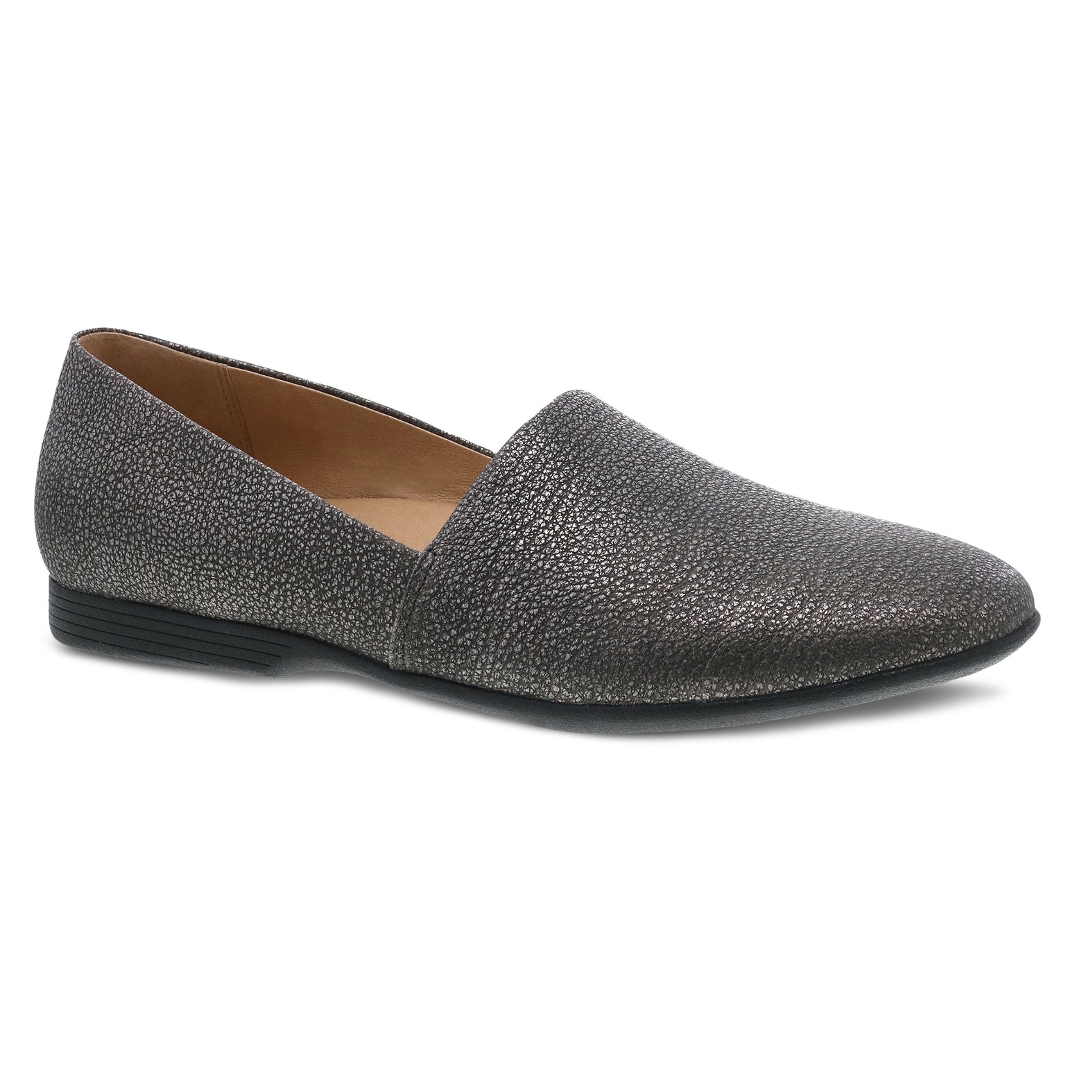 Dansko Women's Larisa Flats Pewter Metallic