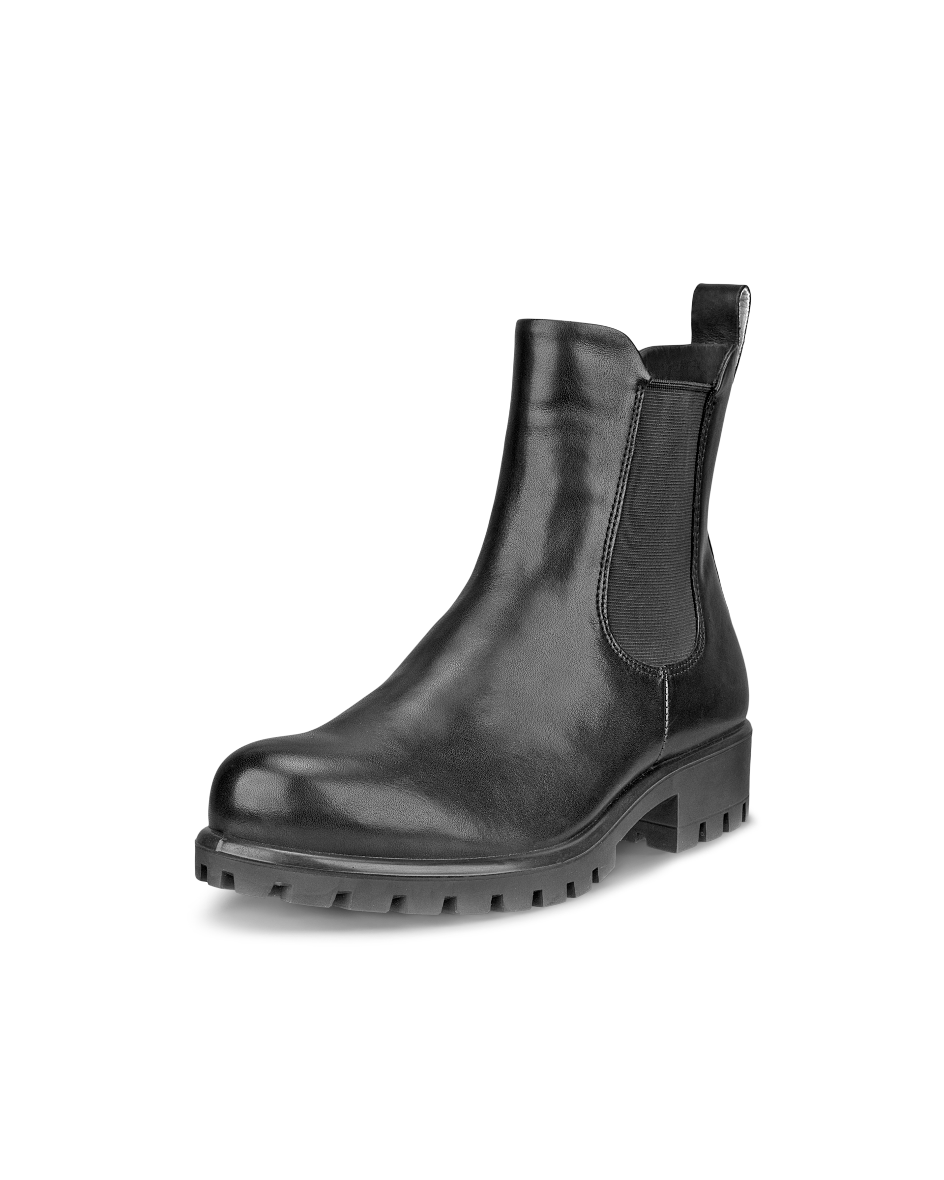 ECCO Women's Modtray Leather Chelsea Boot Black