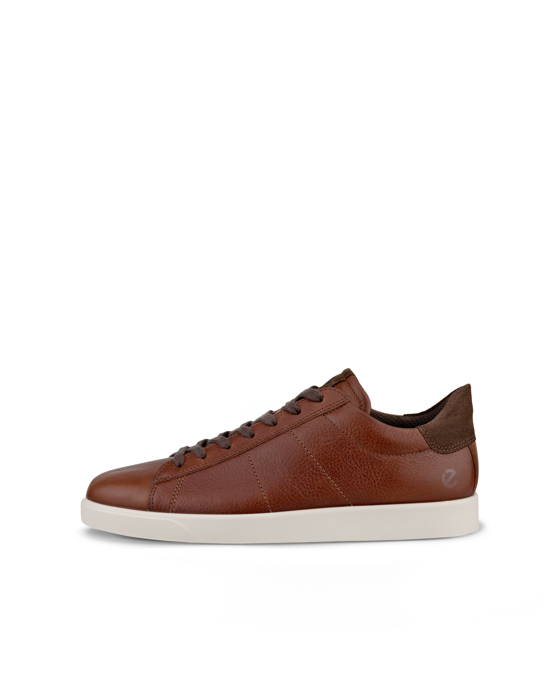 ECCO Men's Street Lite Leather Sneaker Brown