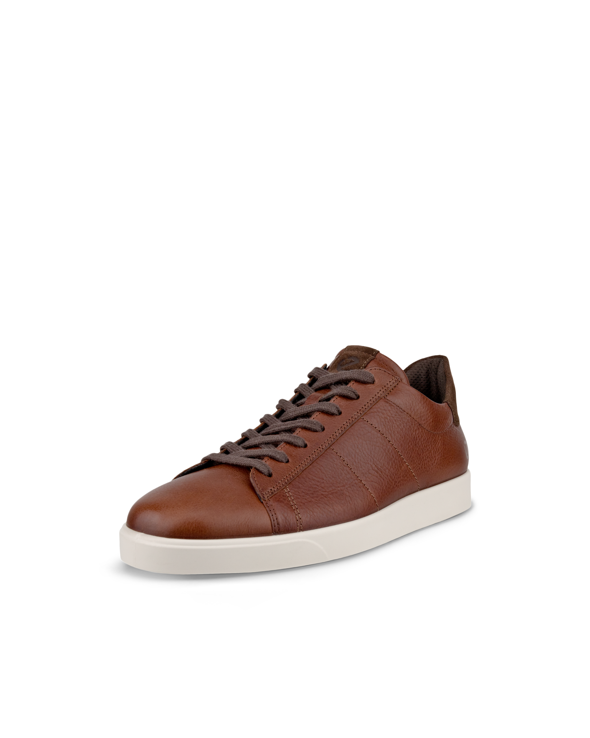 ECCO Men's Street Lite Leather Sneaker Brown