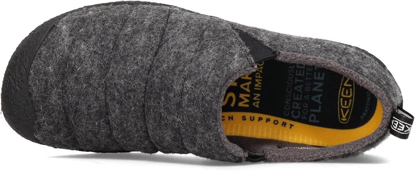 Keen Men's Howser II Slippers Charcoal Grey Felt