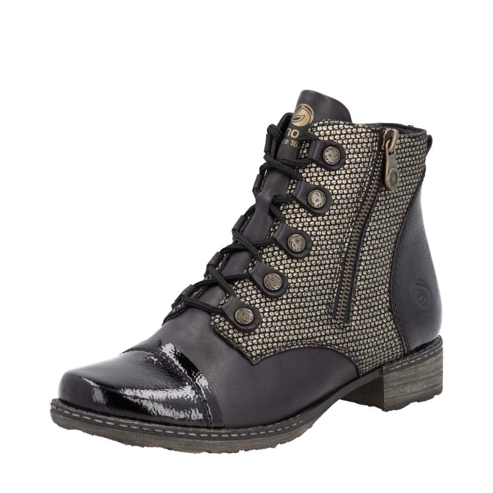 Remonte Women's D4391-03 Boots Black Combination