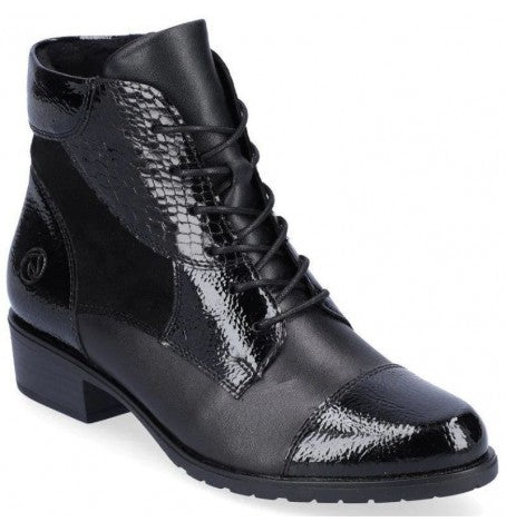 Remonte Women's D6882-01 Ankle Boots Black