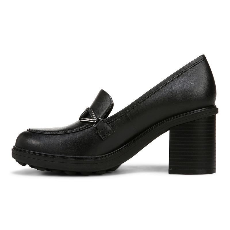 Vionic Women's Tiburon Heeled Loafer Wide Black