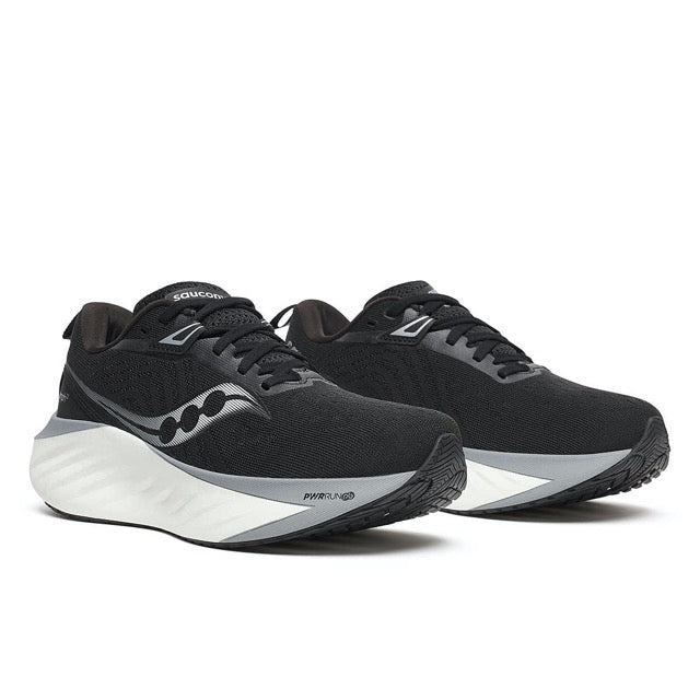 Saucony Men's Triumph 22 Runners Black/White