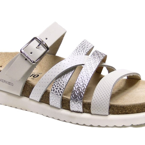 Mephisto cheap sandals white